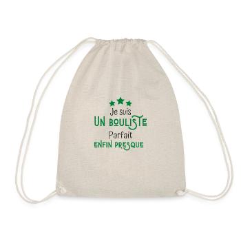 Je suis bouliste parfait enfin presque - Sac de sport léger - nature - Devant