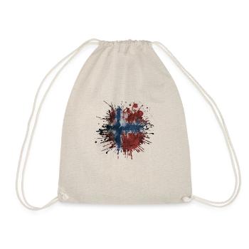 Norge Norvège Norden Scandinavie Viking Graffitti - Sac de sport léger - nature - Devant
