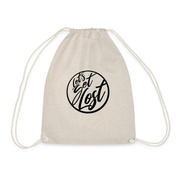 Lets Get Lost - Drawstring Bag - nature - Front