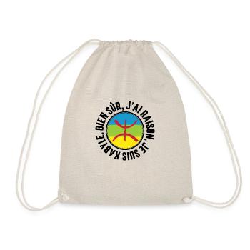 Je suis Kabyle - Sac de sport léger - nature - Devant
