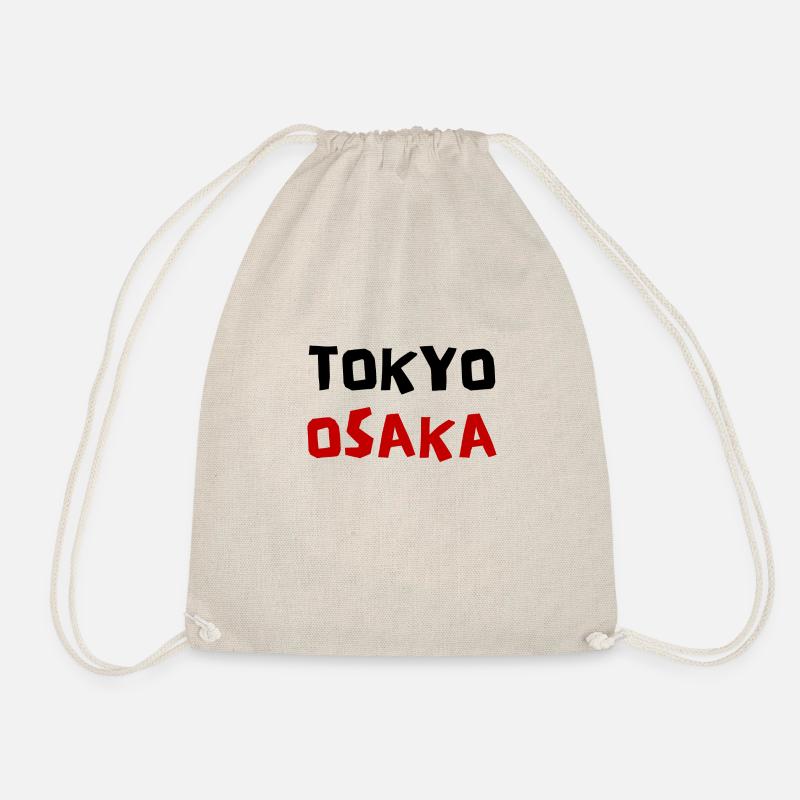 Tokyo Osaka Design Japan - Drawstring Bag - nature
