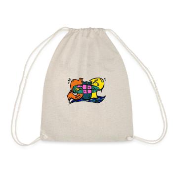 stand up paddle - Drawstring Bag - nature - Front