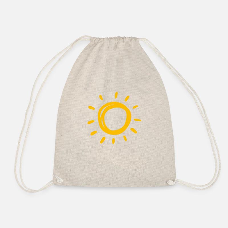 Sun 2 - Drawstring Bag - nature