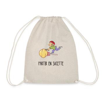 partir en sucette - Sac de sport léger - nature - Devant