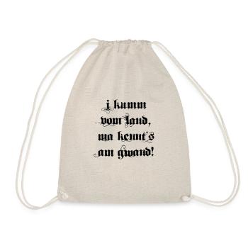 Funny i kumm from the country sarcasm saying - Drawstring Bag - nature - Front