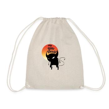 mon petit diable !! - Sac de sport léger - nature - Devant