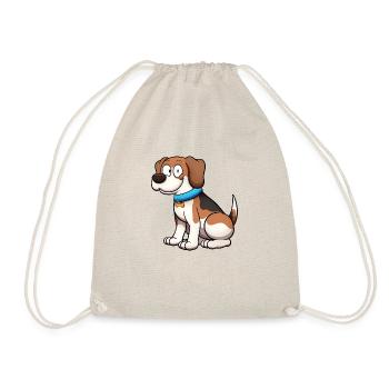 Beagle Dog - Drawstring Bag - nature - Front