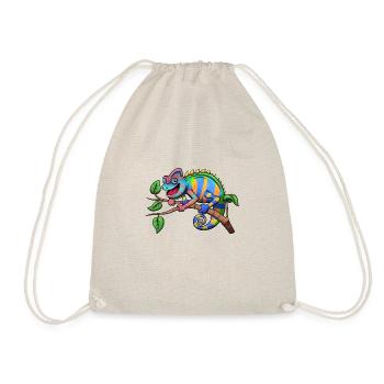 Colorful Chameleon - Drawstring Bag - nature - Front