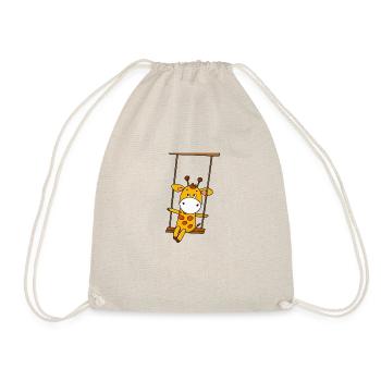Girafe balançoire kawai - Sac de sport léger - nature - Devant