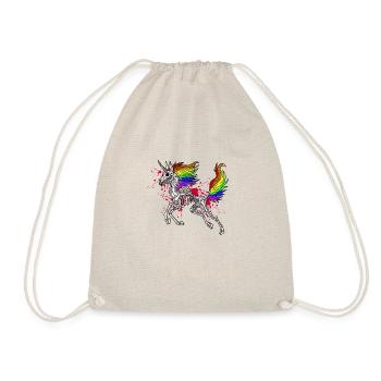 Unicorn skeleton - Drawstring Bag - nature - Front
