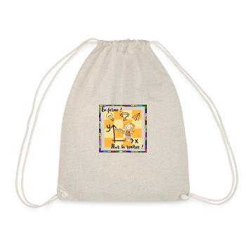 En forme ! Pour la rentrée - Sac de sport léger - nature - Devant