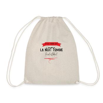 c'est parce que la nuit tombe que le ciel est bleu - Sac de sport léger - nature - Devant