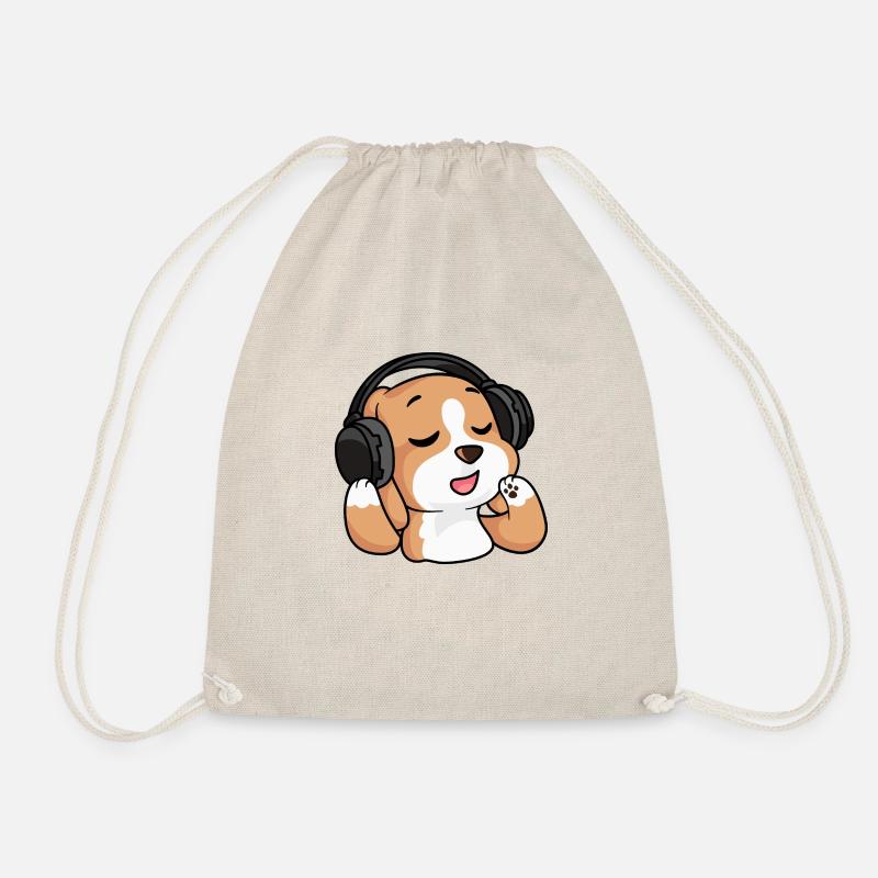 Der singende Beagle - Turnbeutel - Natur