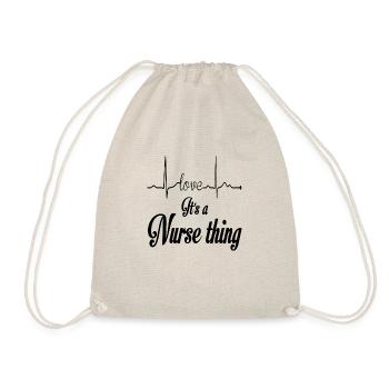 l’amour est une chose d’infirmière - Sac de sport léger - nature - Devant
