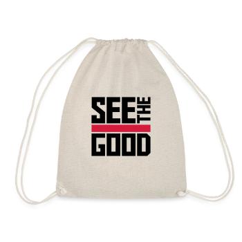 see the good Zitat - Turnbeutel - Natur - Vorne