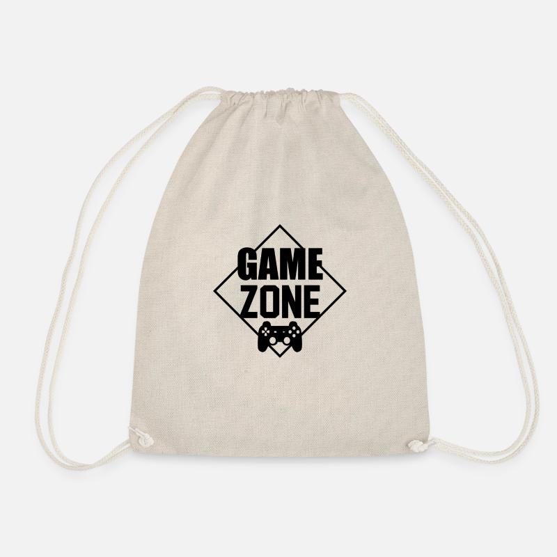 game zone - Drawstring Bag - nature