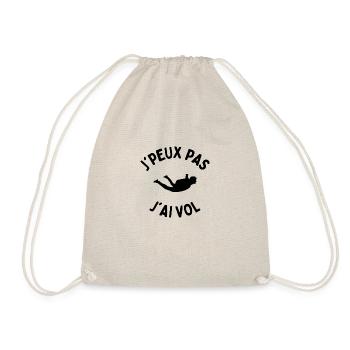 j'peux pas j'ai vol - Sac de sport léger - nature - Devant