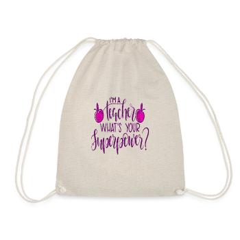 Student 2023 High School Student Teacher School Degree - Drawstring Bag - nature - Front