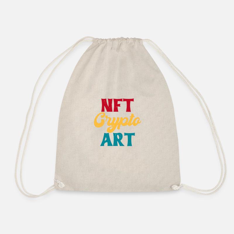 NFT crypto Art - Drawstring Bag - nature