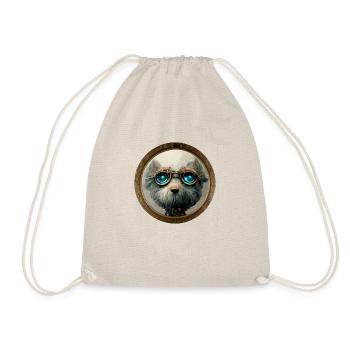 chien steampunk - Sac de sport léger - nature - Devant