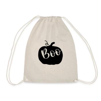 Pumpkin Boo Halloween - Drawstring Bag - nature - Front