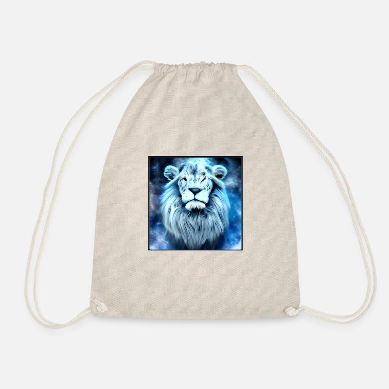 SURREAL LION 1 - Drawstring Bag - nature