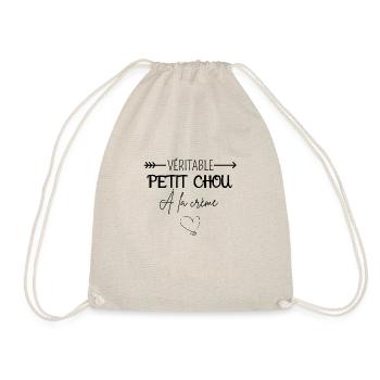 Véritable petit chou à la crème - Sac de sport léger - nature - Devant