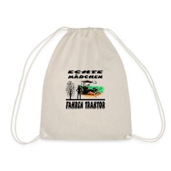 Traktor - Turnbeutel - Natur - Vorne