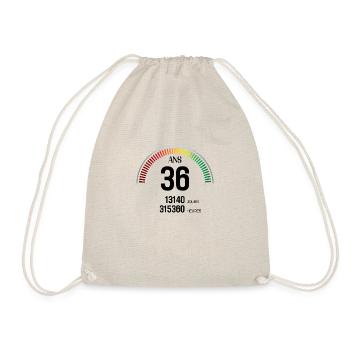 Anniversaire 36 ans Compteur - Sac de sport léger - nature - Devant