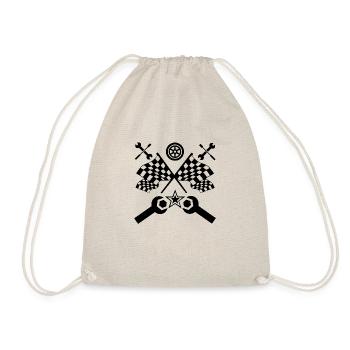 Car - Drawstring Bag - nature - Front