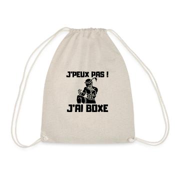 JPEUX PAS JAI BOXETHAI - Sac de sport léger - nature - Devant