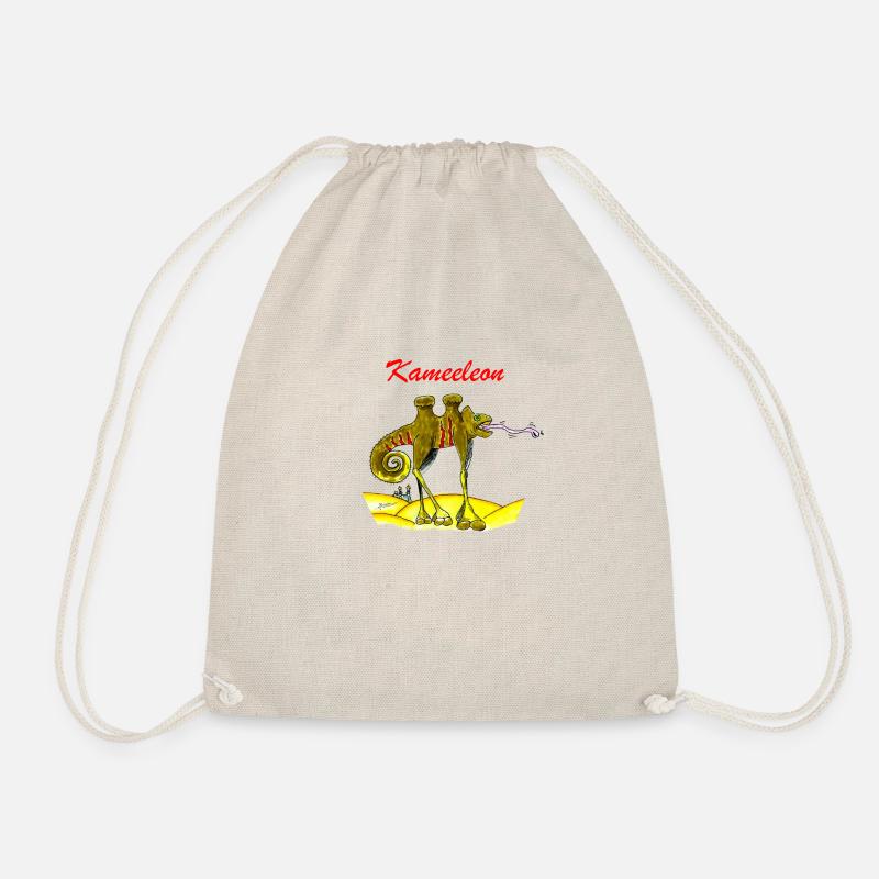 Chameleon1 - Drawstring Bag - nature