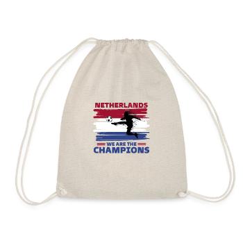 Netherlands Football 2022 supporter Netherlands fo - Drawstring Bag - nature - Front