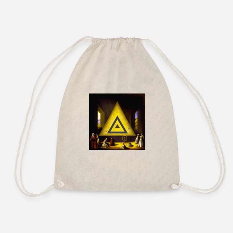 Secret Symbolism - Drawstring Bag - nature