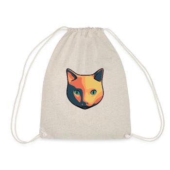Katze - Turnbeutel - Natur - Vorne