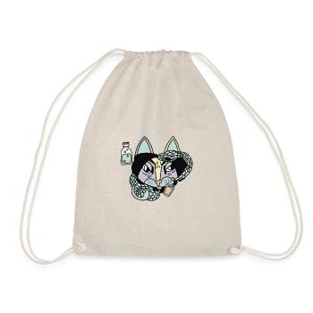 chat sorcier - Sac de sport léger - nature - Devant