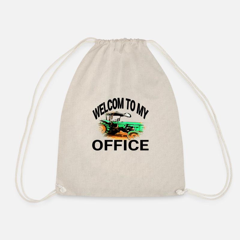 Tractor - Drawstring Bag - nature