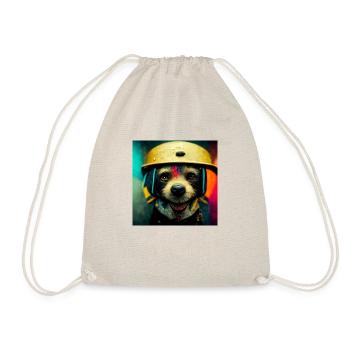 Bunter Hund - Turnbeutel - Natur - Vorne