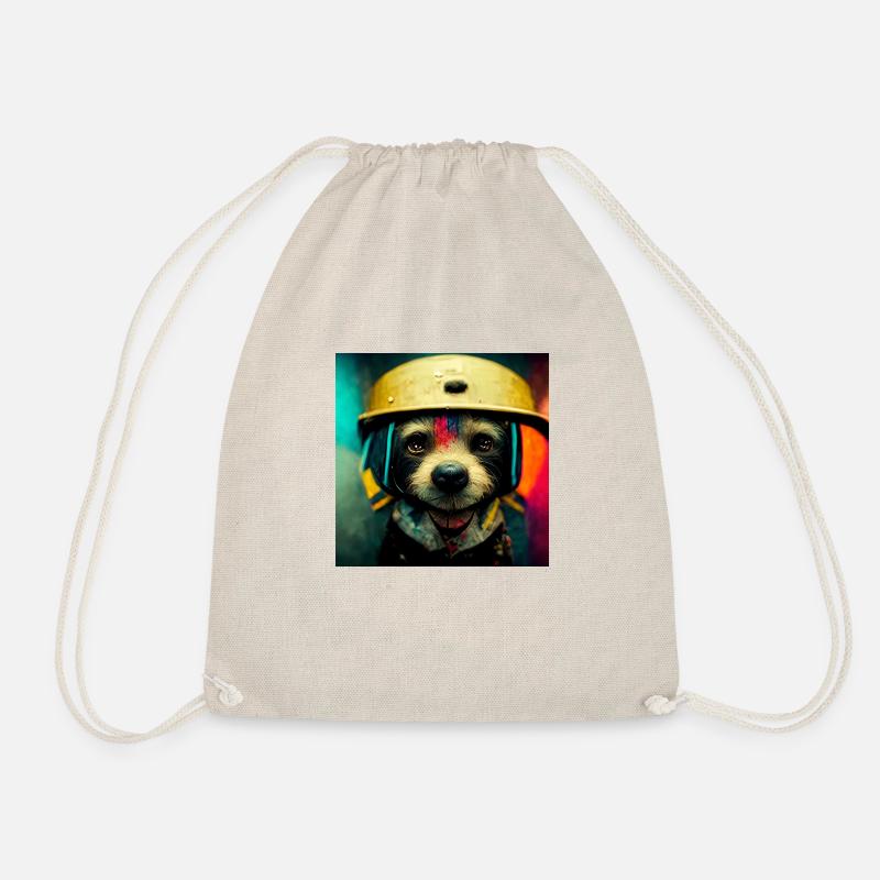 Bunter Hund - Turnbeutel - Natur