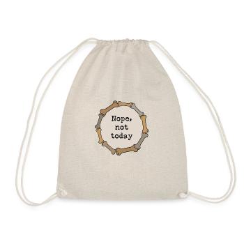 Nope, not today - Drawstring Bag - nature - Front