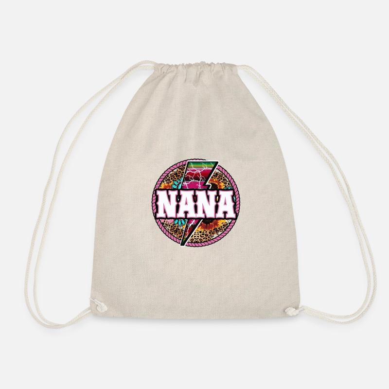 Nana Lightning - Drawstring Bag - nature