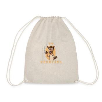 No Problama Geschenk - Turnbeutel - Natur - Vorne