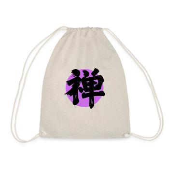 Zen Kanji Violet - Sac de sport léger - nature - Devant