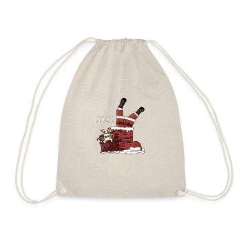 Christmas - Saying - Gifts - Cat - Drawstring Bag - nature - Front