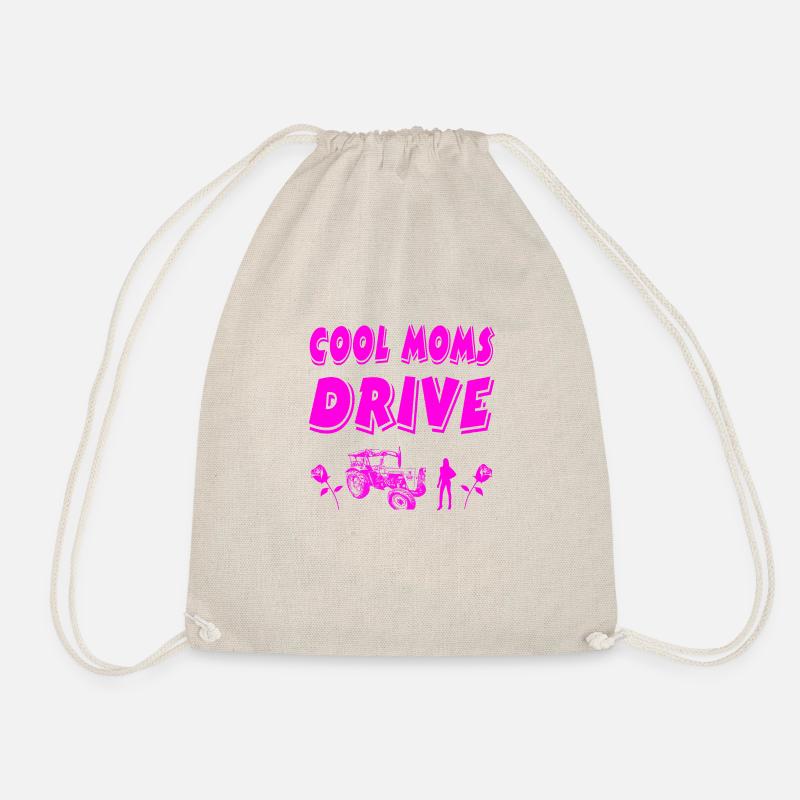 Tractor - Drawstring Bag - nature