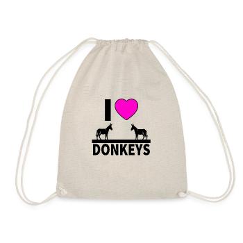 Donkey - Drawstring Bag - nature - Front