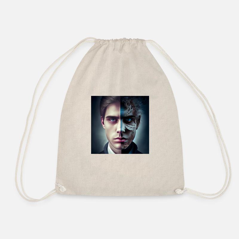 One person with two faces - Drawstring Bag - nature