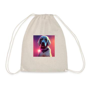 Le chien de l’univers - Sac de sport léger - nature - Devant