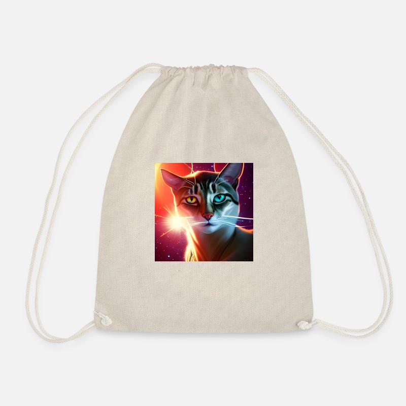 The Universe Cat - Drawstring Bag - nature