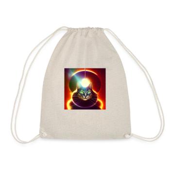 The Universe Cat - Drawstring Bag - nature - Front